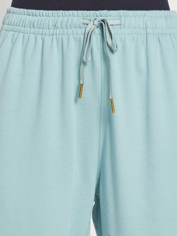 Women Solid Cotton Track Pants