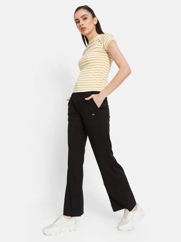 Boot Cut Trackpants With Drawstrings