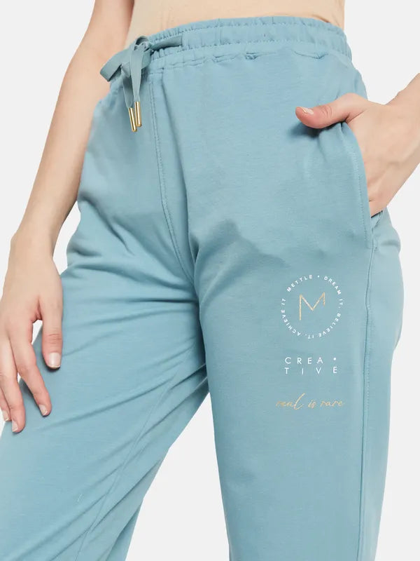 Typographic Print Trackpants