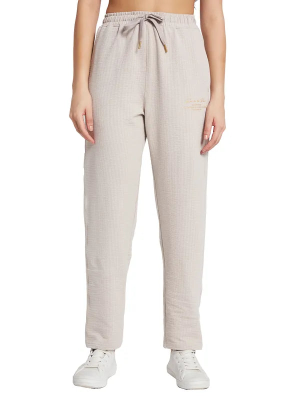 Mettle Women Mid-Rise Cotton Track Pants