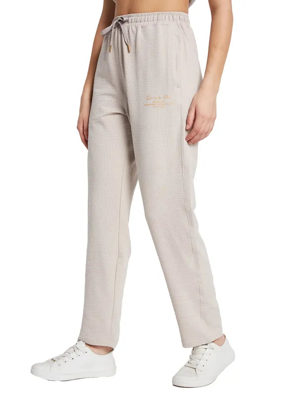 Mettle Women Mid-Rise Cotton Track Pants