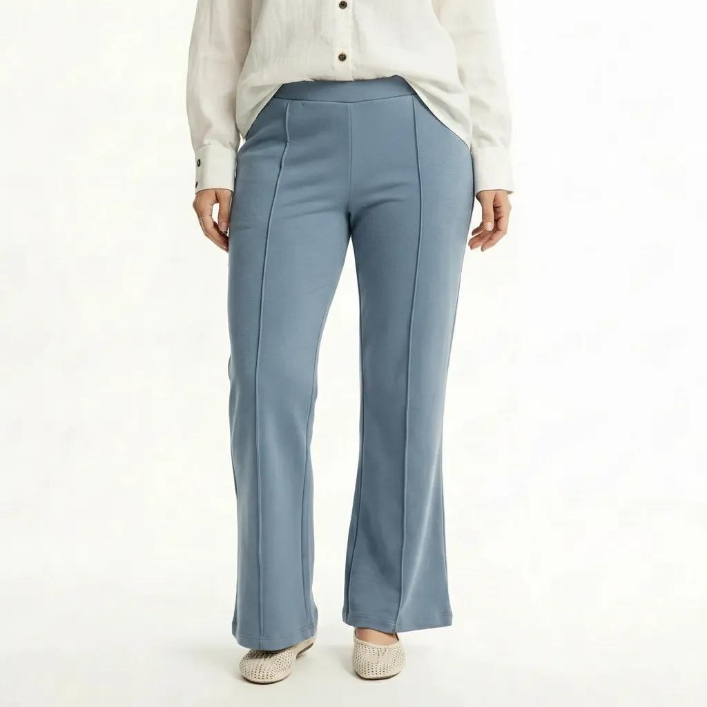 Women Oxford Blue Regular Fit Track Pants
