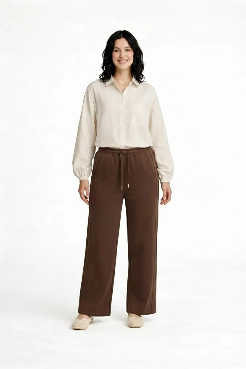 METTLE Women Tiramisu Regular Fit Track Pants