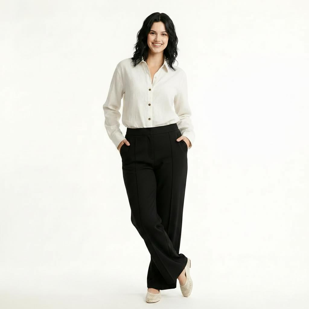 Women Black Regular Fit Track Pants