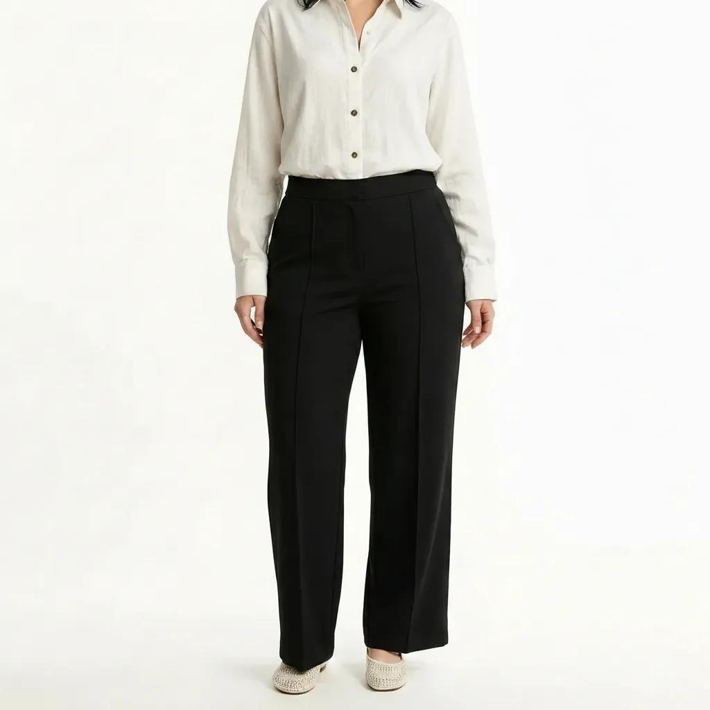 Women Black Regular Fit Track Pants