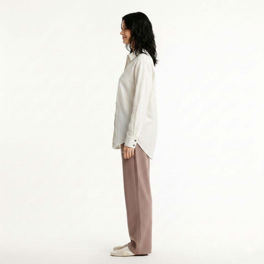 Women Blush Regular Fit Typography Joggers