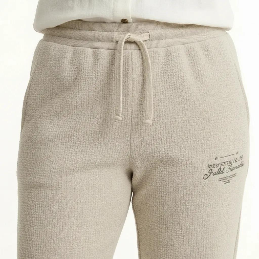 Women Pristine Regular Fit Textured Joggers
