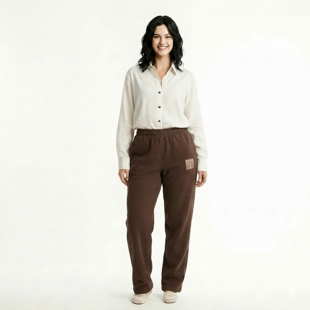 Women Coffee Regular Fit Joggers