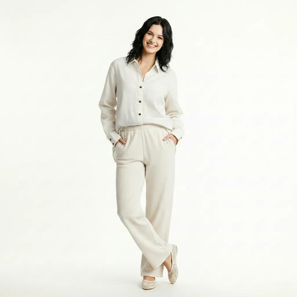 Women Pristine Regular Fit Textured Track Pants