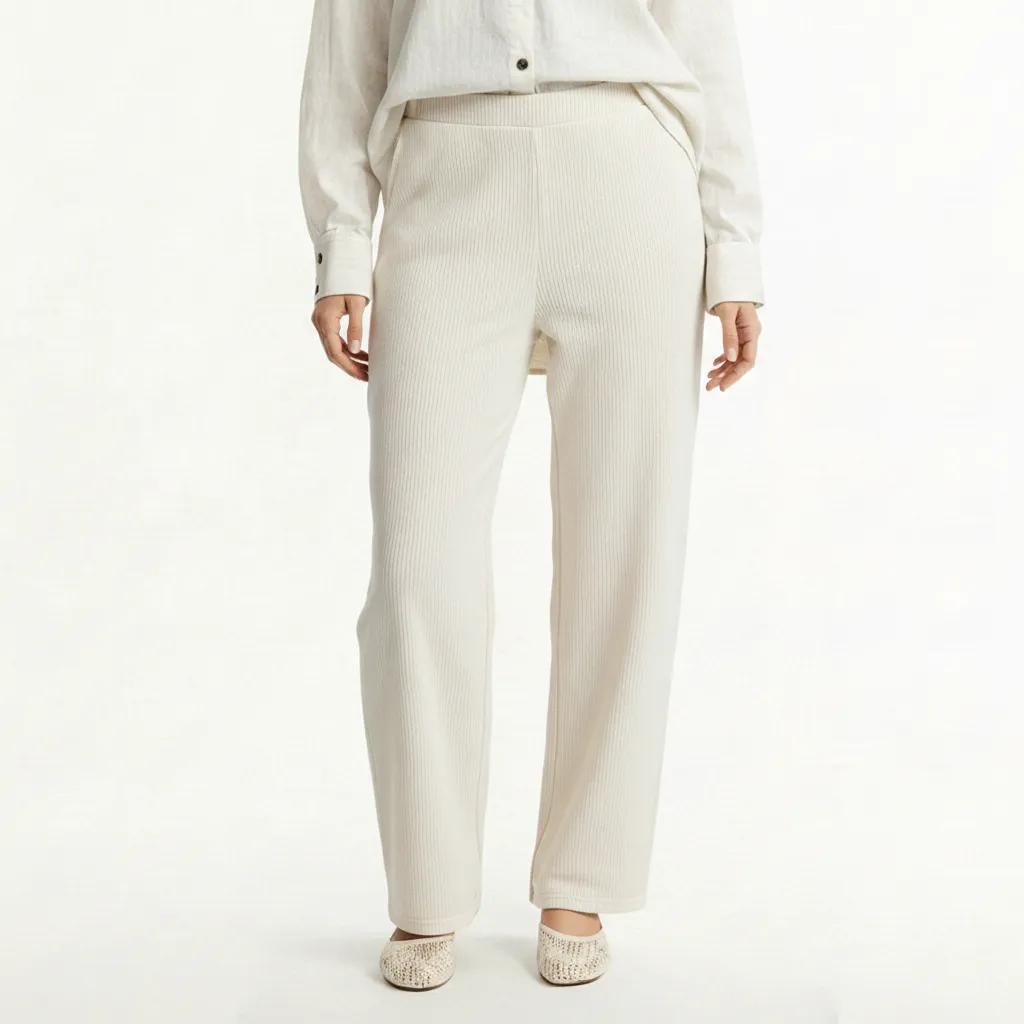 Women Pristine Regular Fit Textured Track Pants