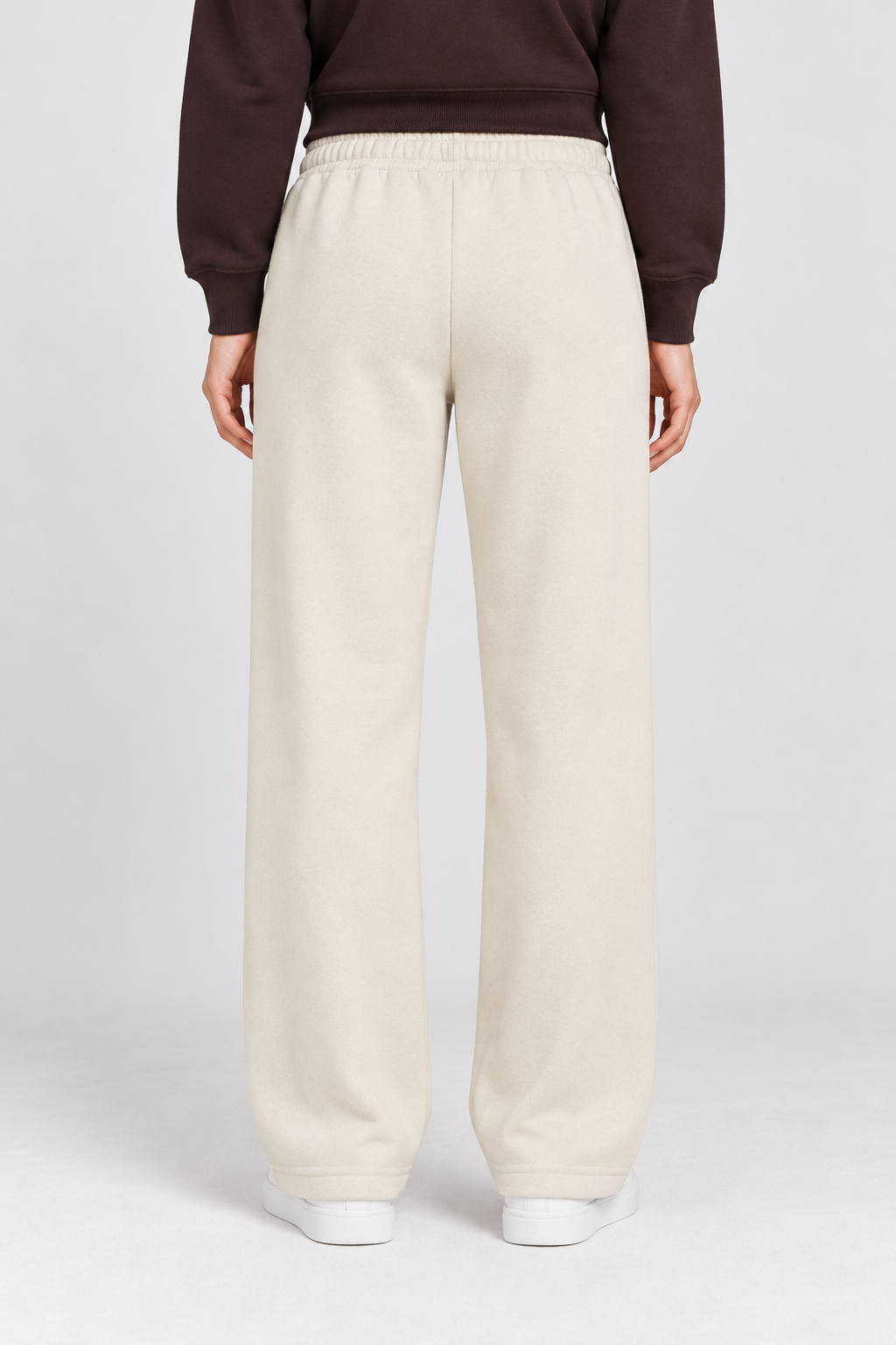 Women’s Arona Brushed Cotton Fleece Regular Fit Lower – Comfortable Winter Jogger Pants