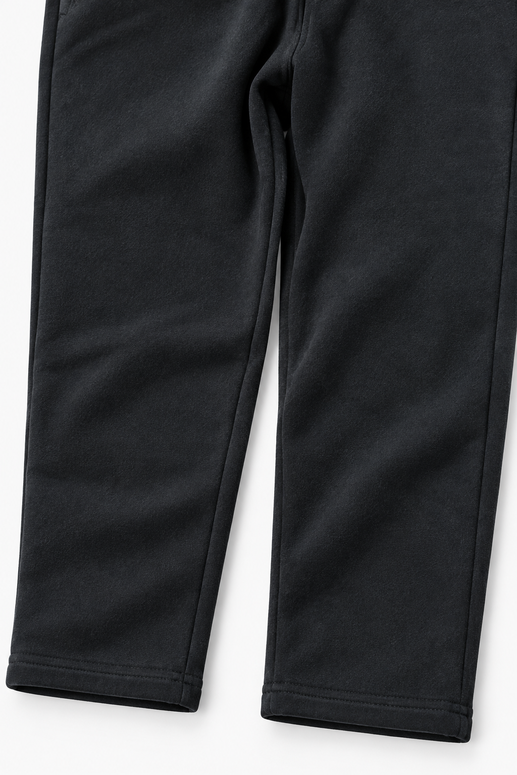 Women’s Black German Velvet Regular Fit Lower – Soft Winter Casual Pants