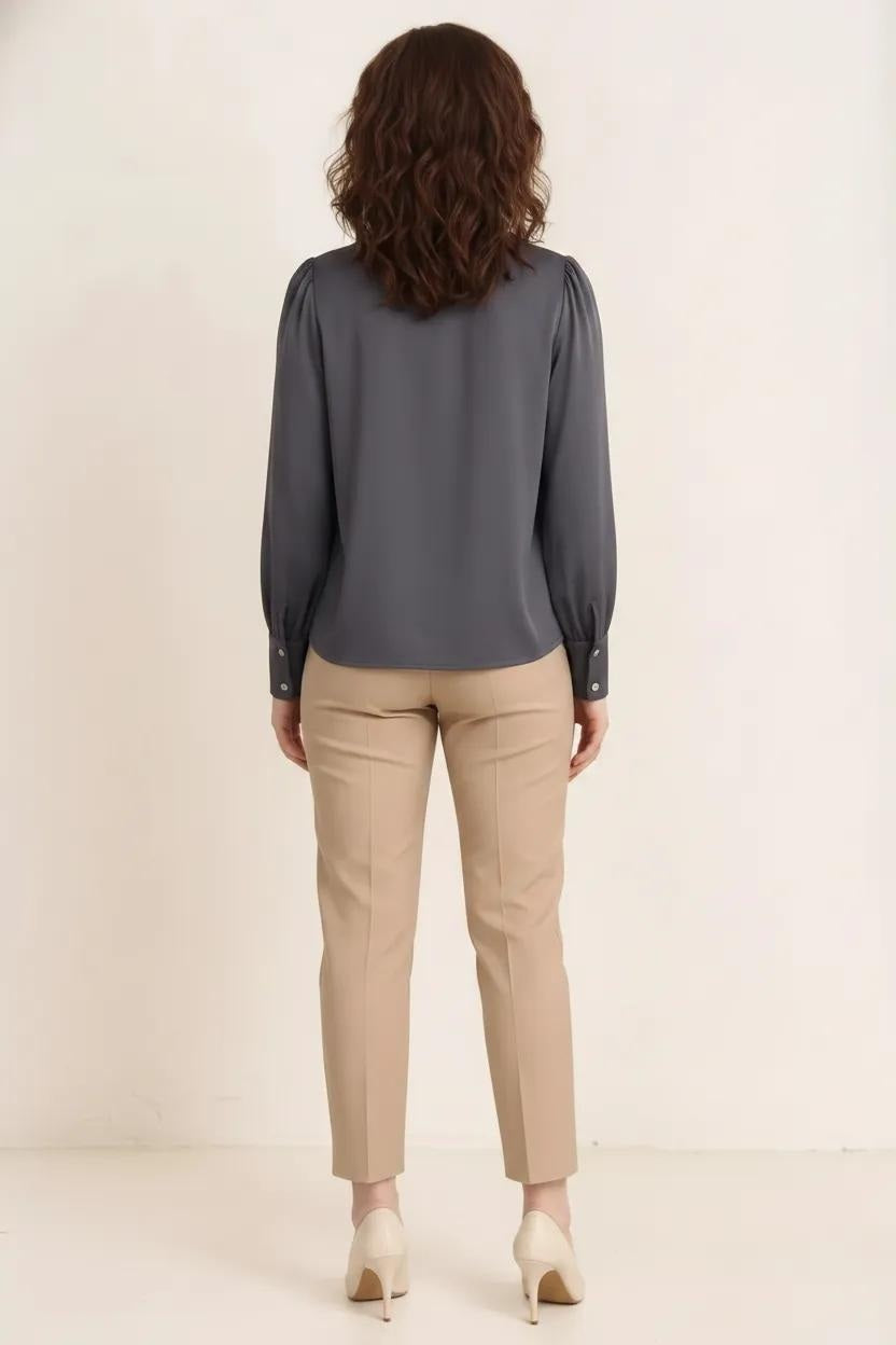 Women Puff Sleeve Cotton Top