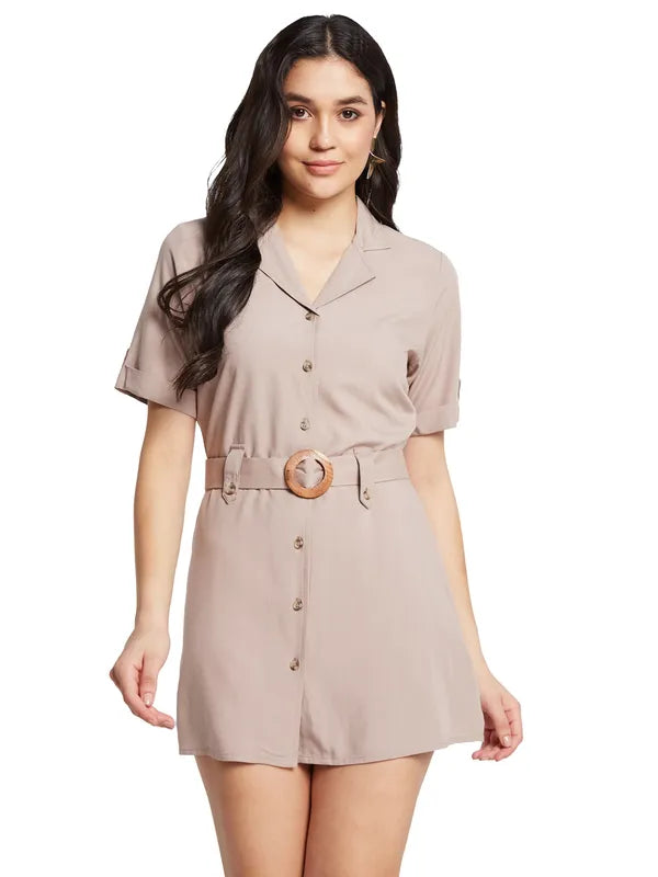 METTLE Women Shirt Mini Dress METTLE Women Shirt Mini Dress