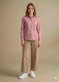 Women  Pink Casual Shirt
