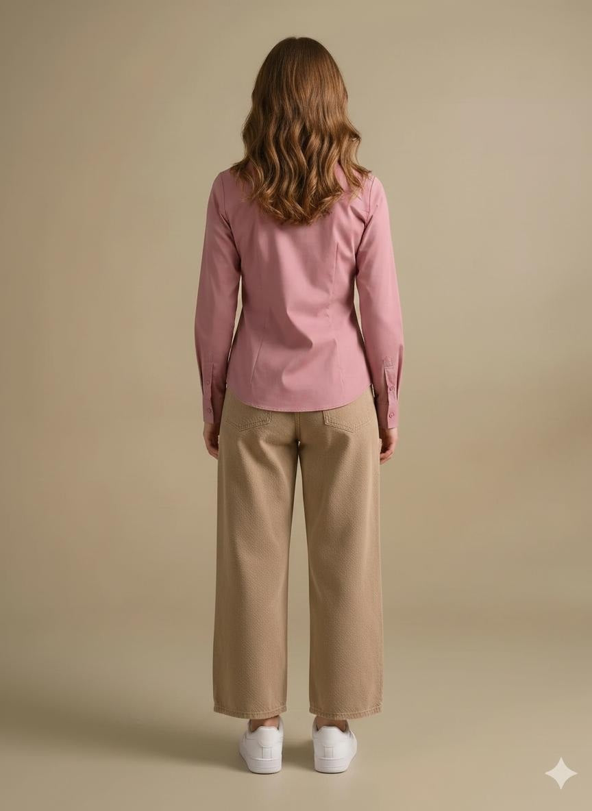 Women  Pink Casual Shirt