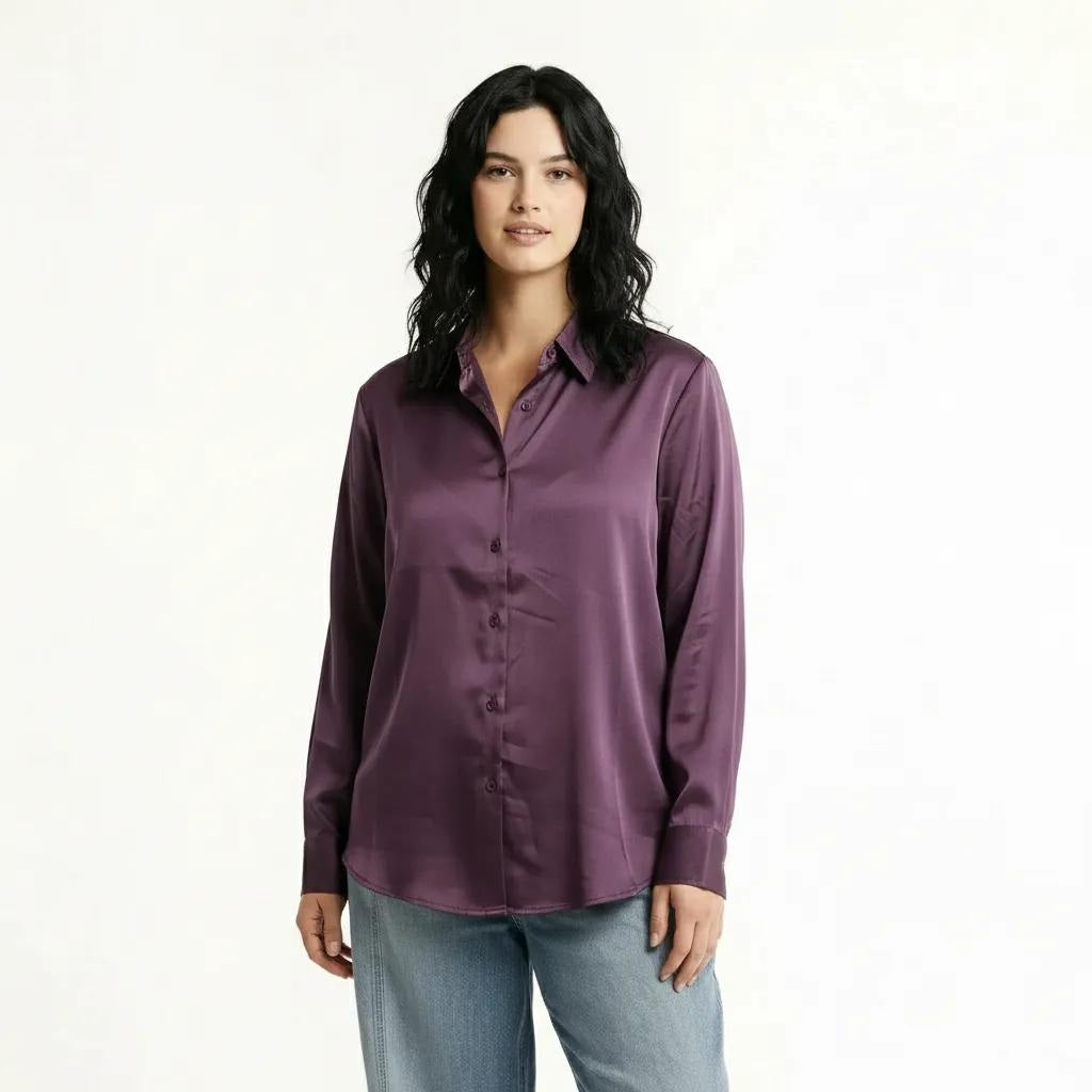 METTLE Women Lilac Casual Shirt