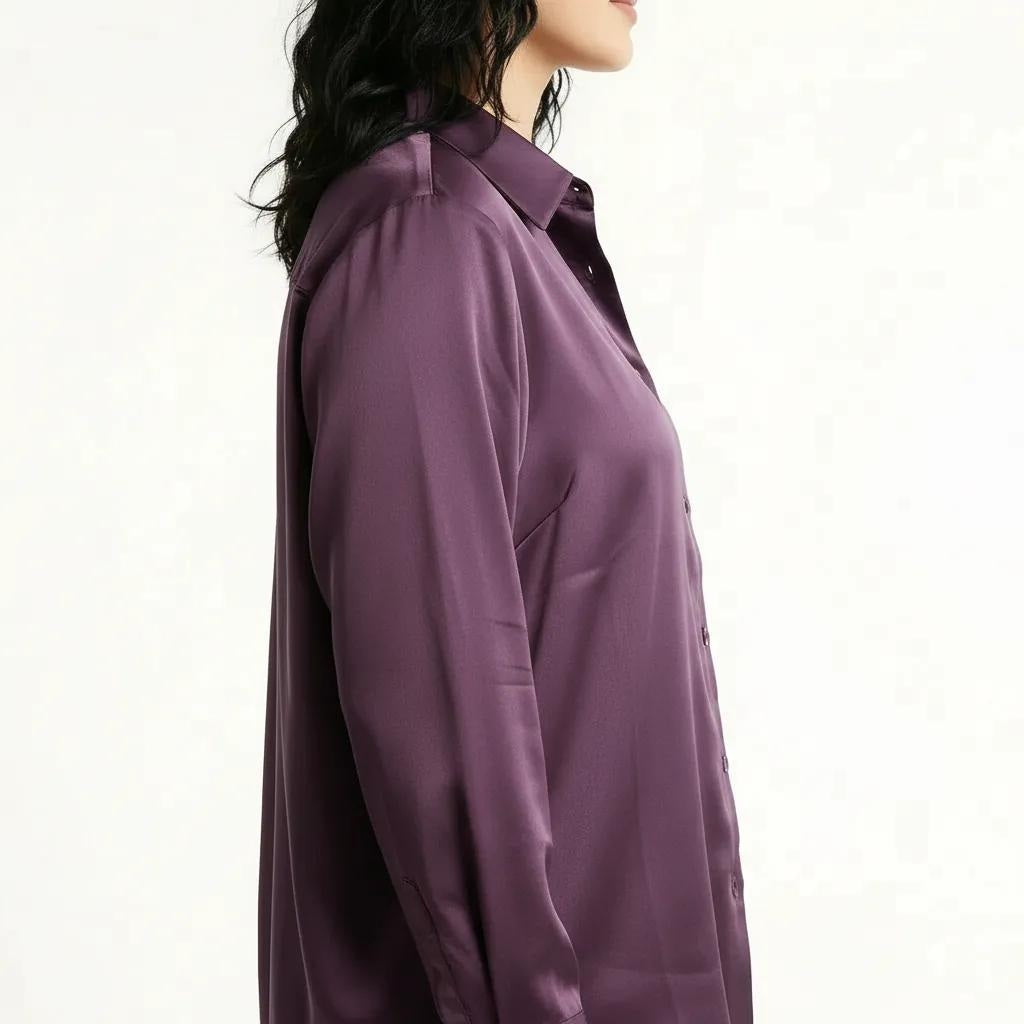 METTLE Women Lilac Casual Shirt