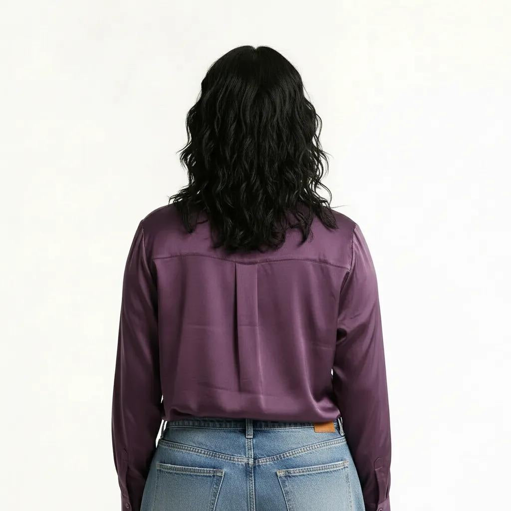 METTLE Women Lilac Casual Shirt