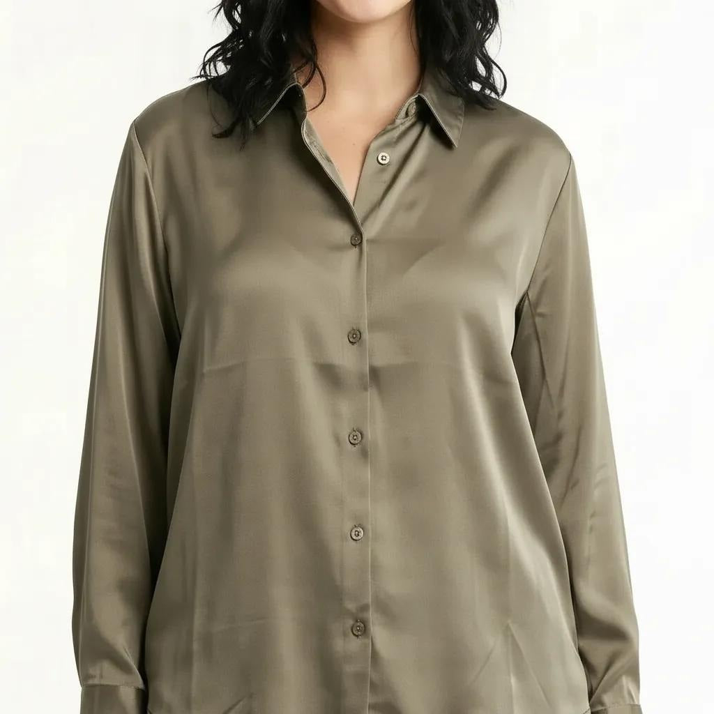 METTLE Women Stone Casual Shirt