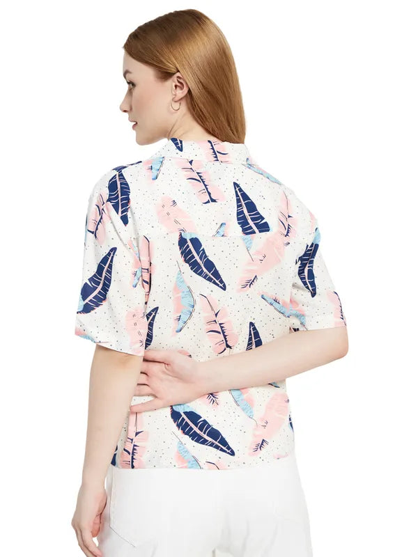 Boxy Fit Printed Shirt