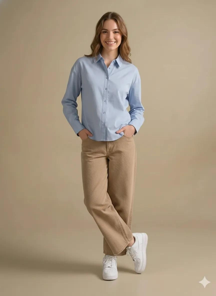 Women Sky Casual Shirt
