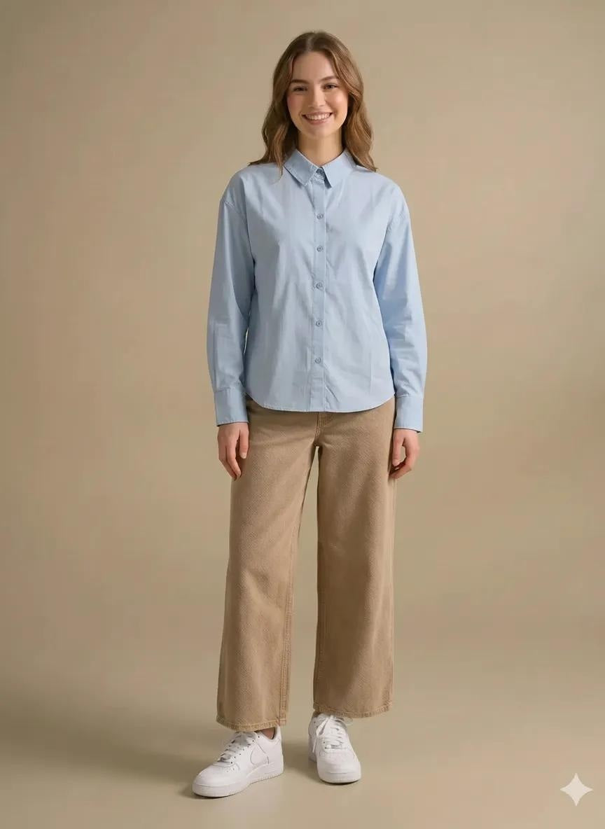 Women Sky Casual Shirt