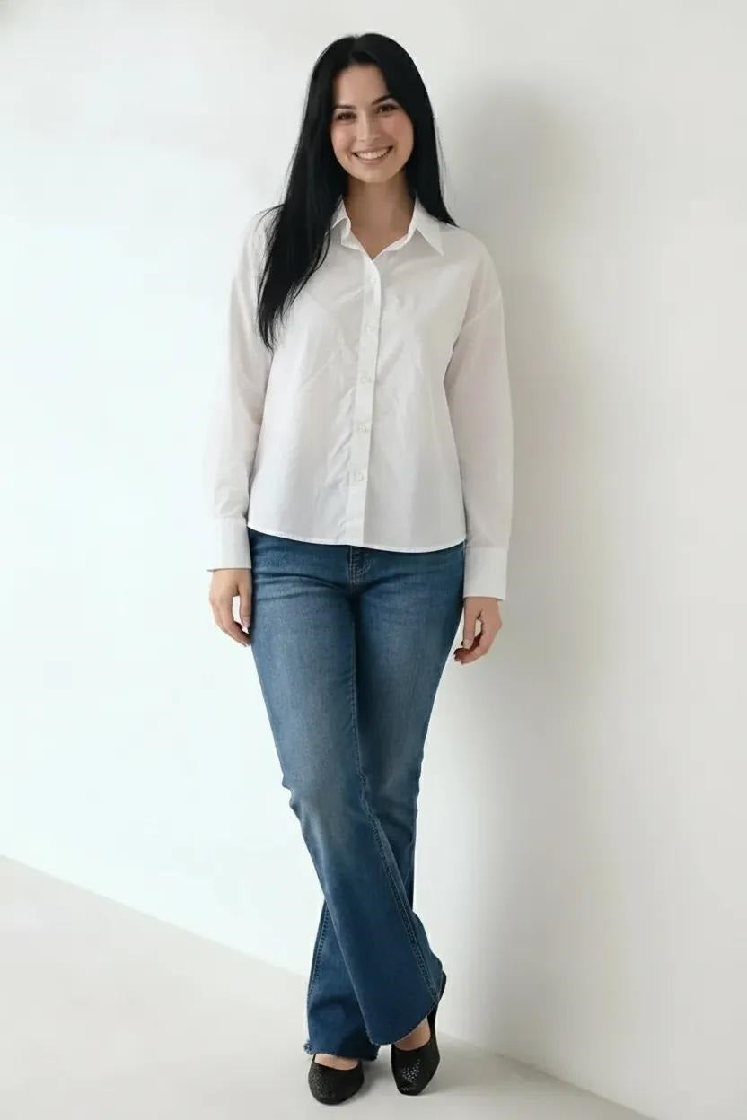 Women White Casual Shirt