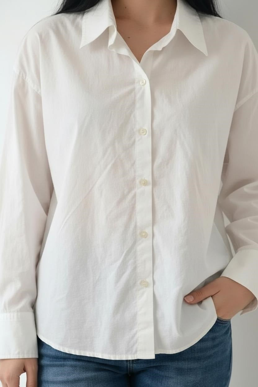 Women White Casual Shirt