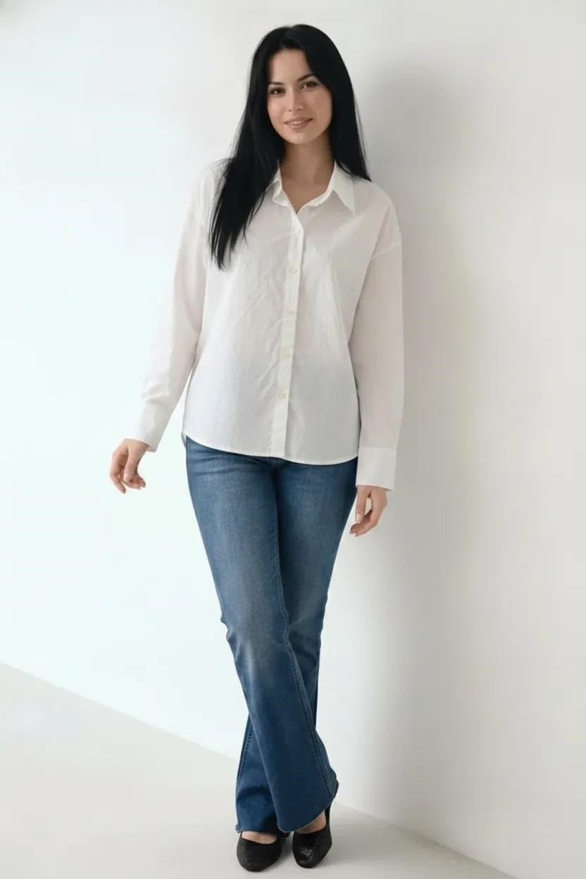 Women White Casual Shirt