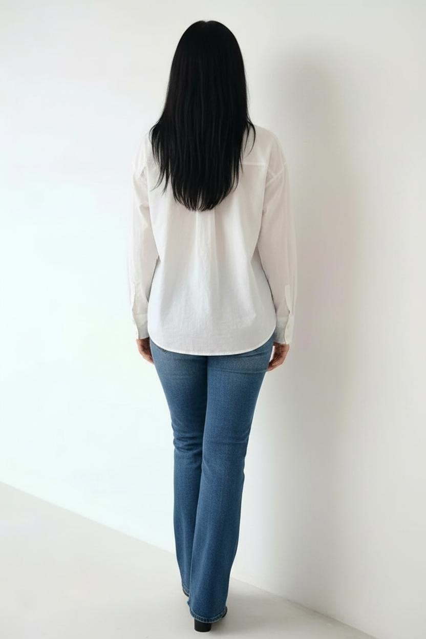 Women White Casual Shirt