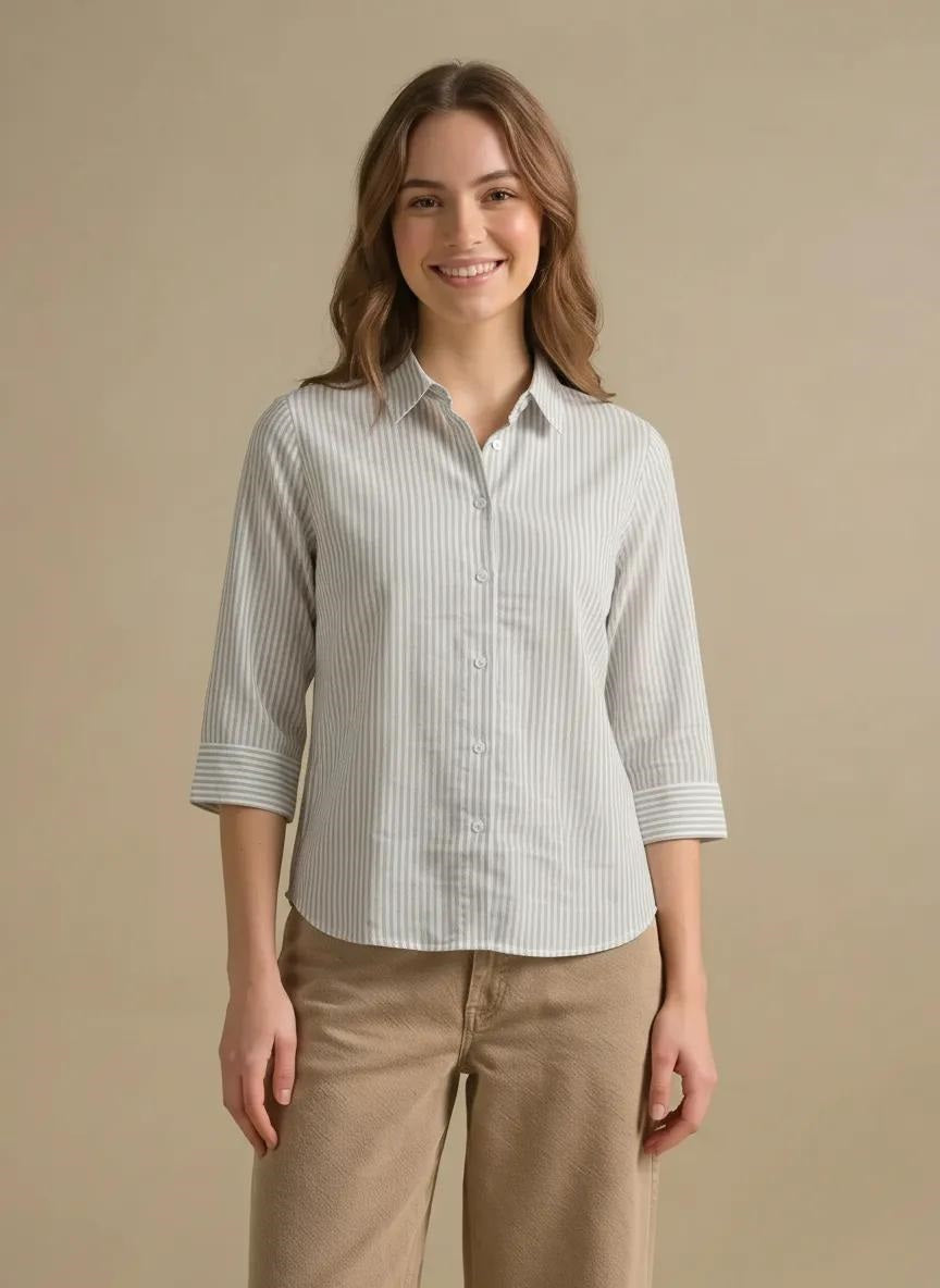 Women Fern Striped Shirts