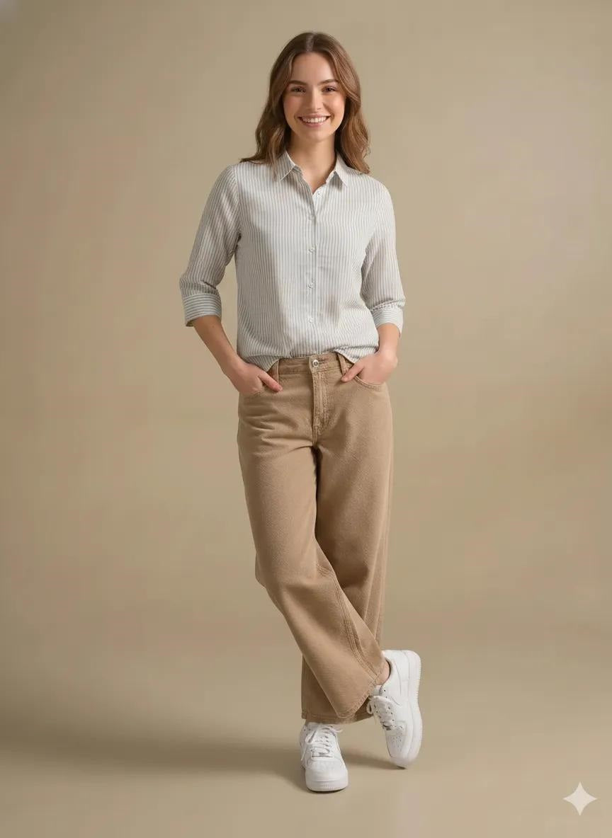 Women Fern Striped Shirts