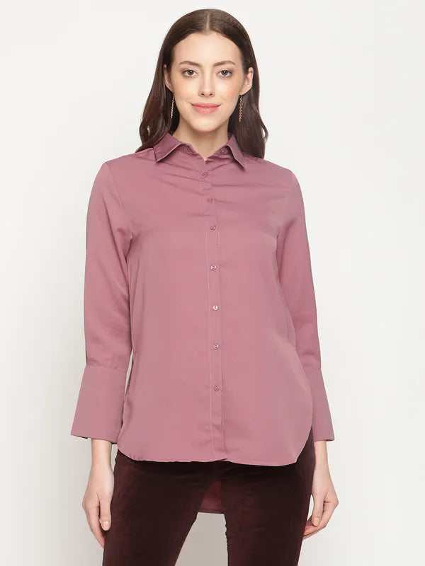 Mettle Women Pink Casual Shirt