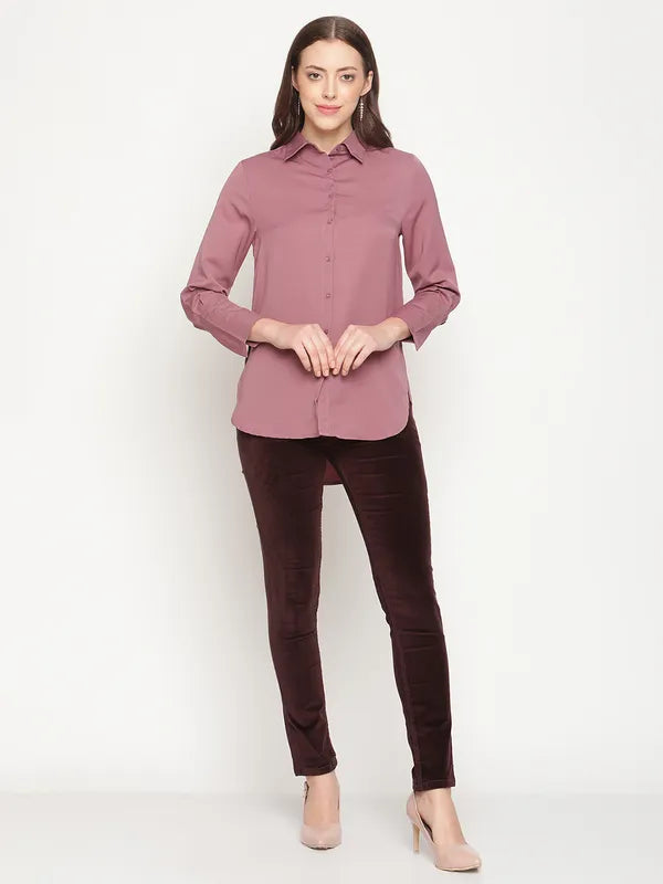 Mettle Women Pink Casual Shirt