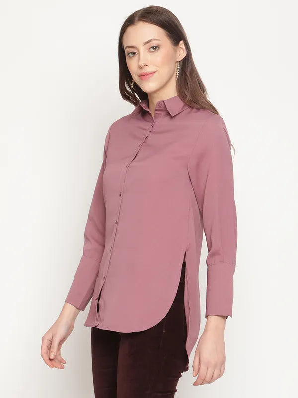 Mettle Women Pink Casual Shirt