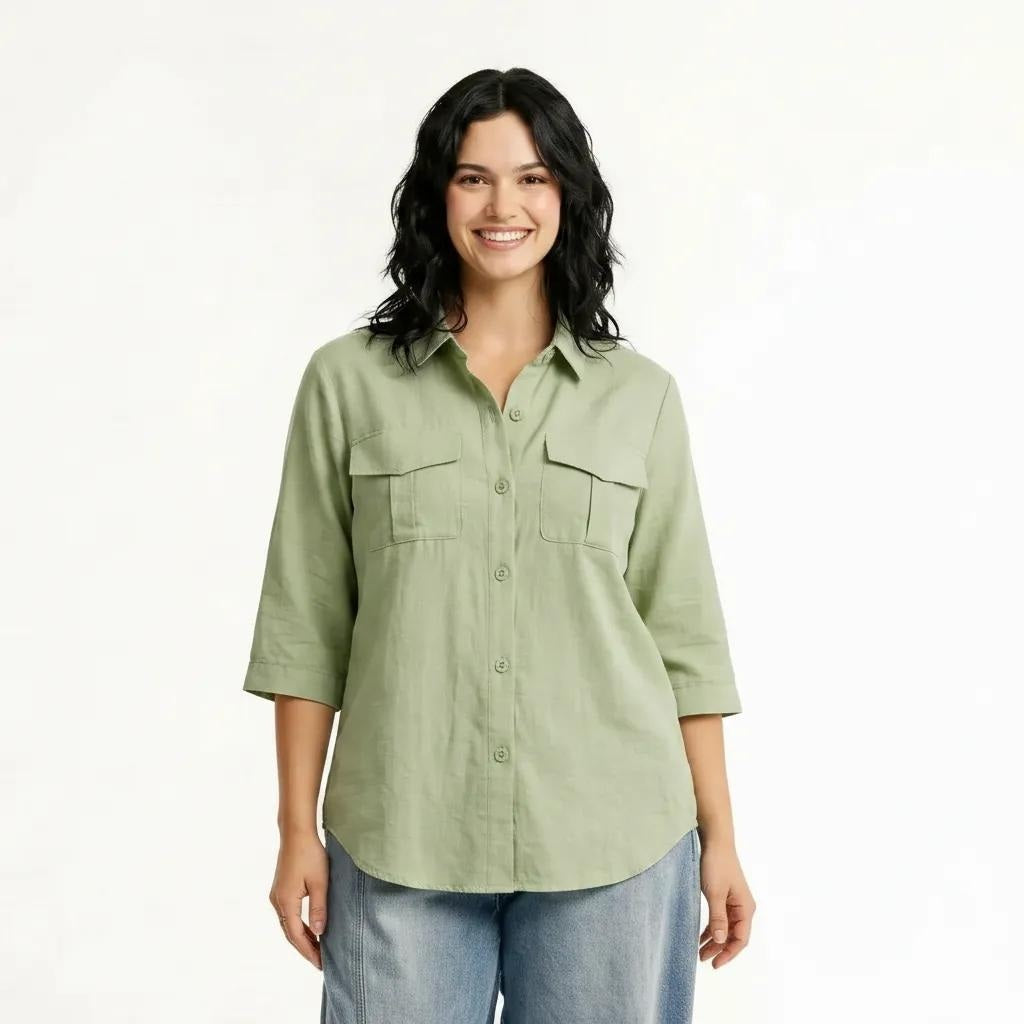 Women Sage Casual Shirt