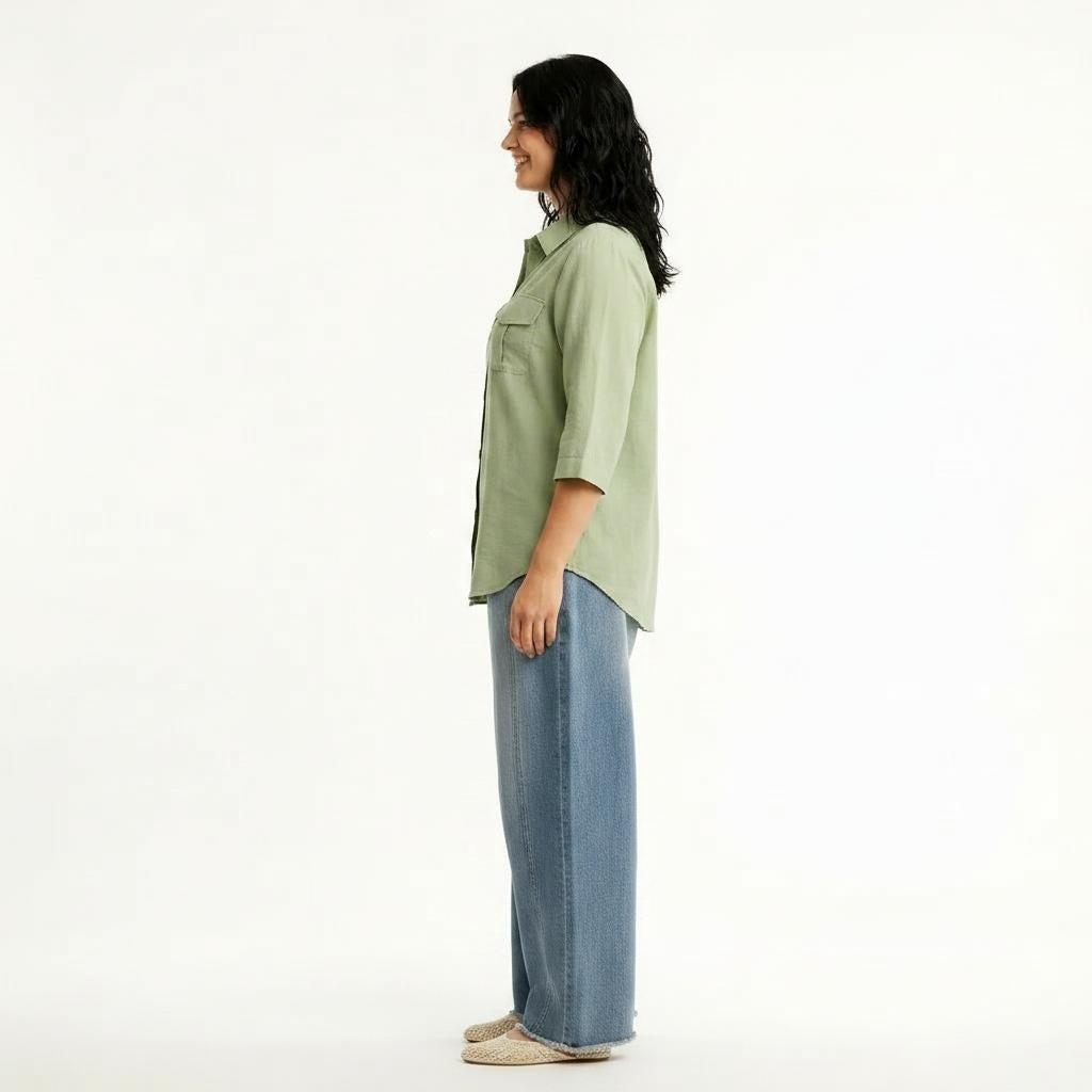 Women Sage Casual Shirt