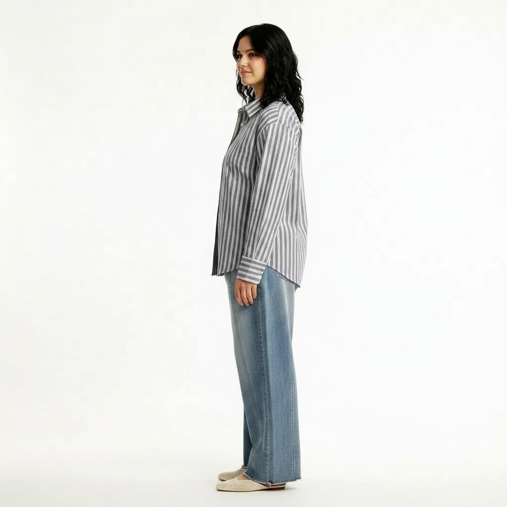 Women Striped Casual Shirt