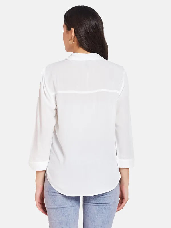 Mettle Cotton Shirt Style Top