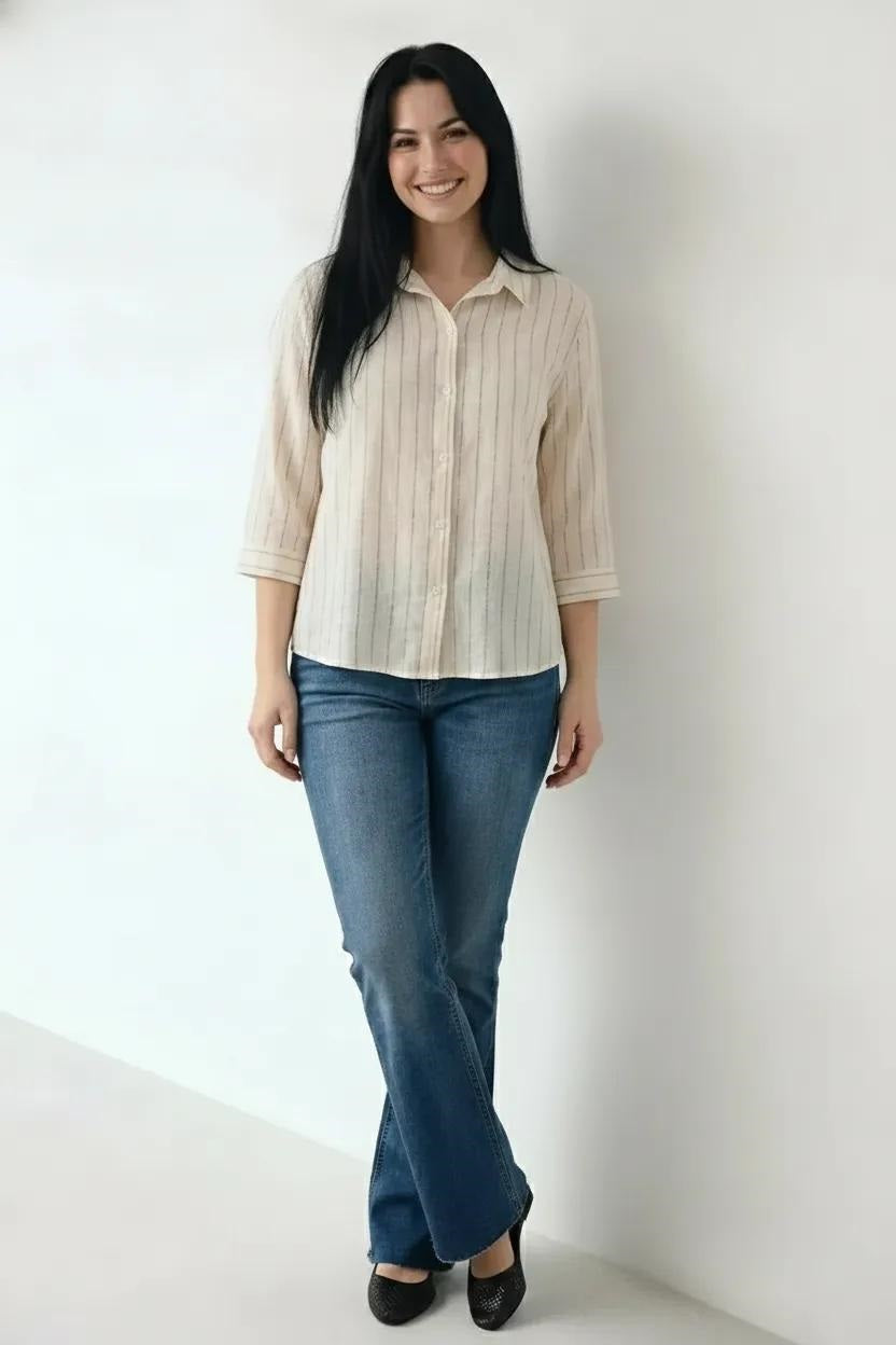 Women Striped Casual Shirt