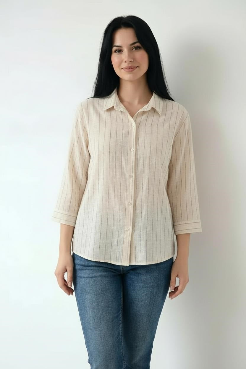 Women Striped Casual Shirt