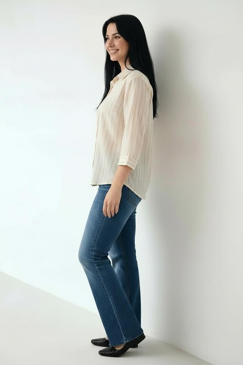 Women Striped Casual Shirt