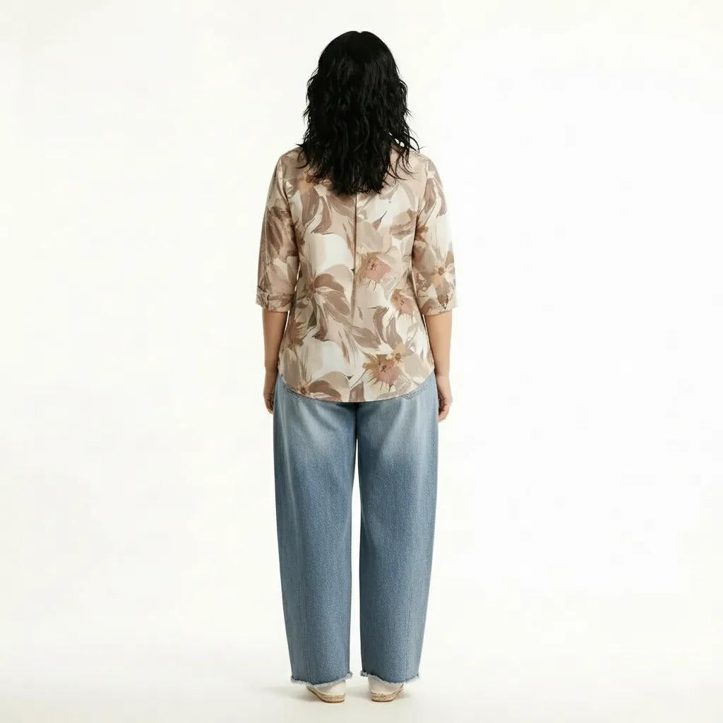 METTLE Women Floral Printed Casual Shirt