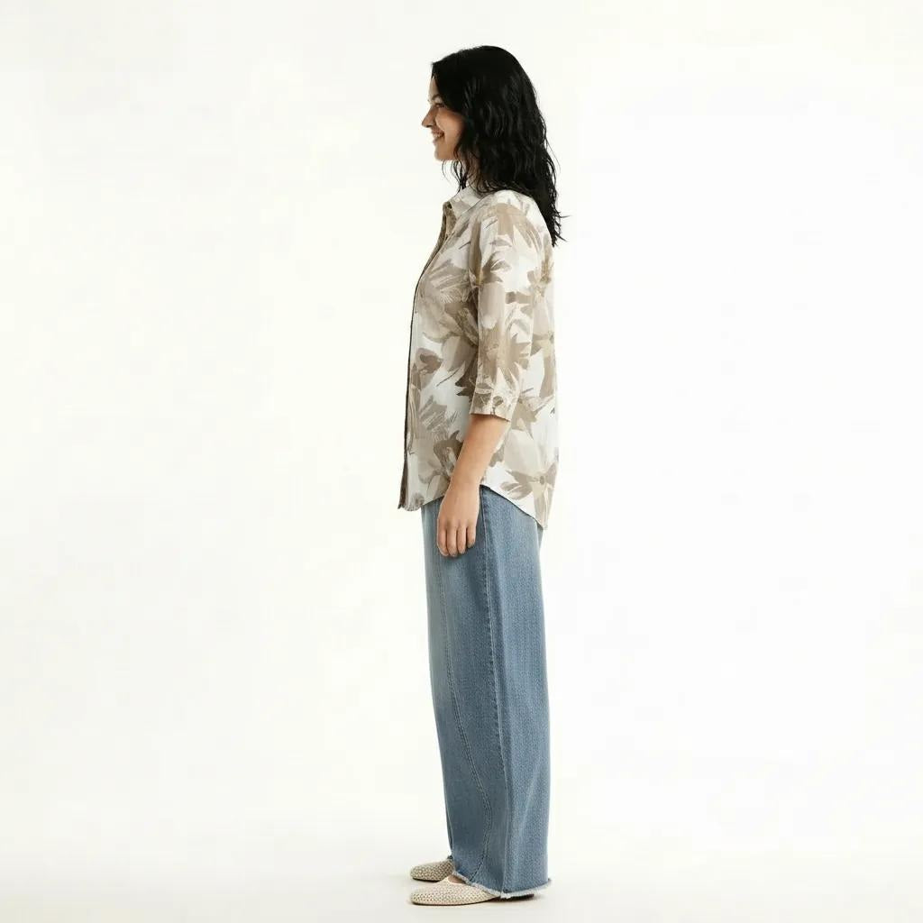 Women Floral Printed Casual Shirt