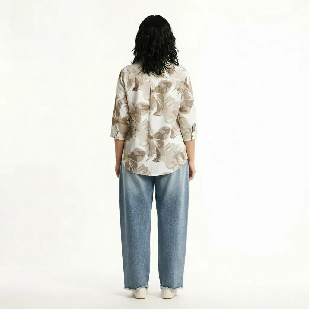 Women Floral Printed Casual Shirt