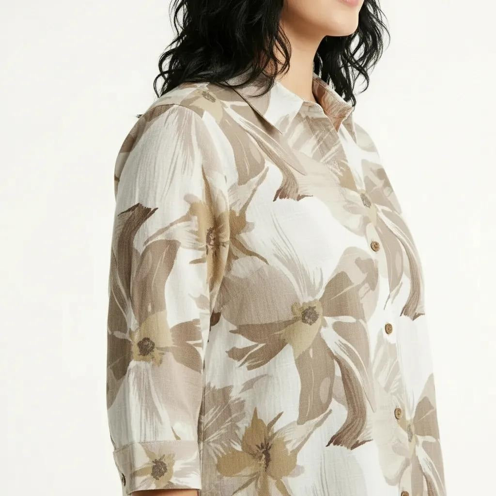 Women Floral Printed Casual Shirt