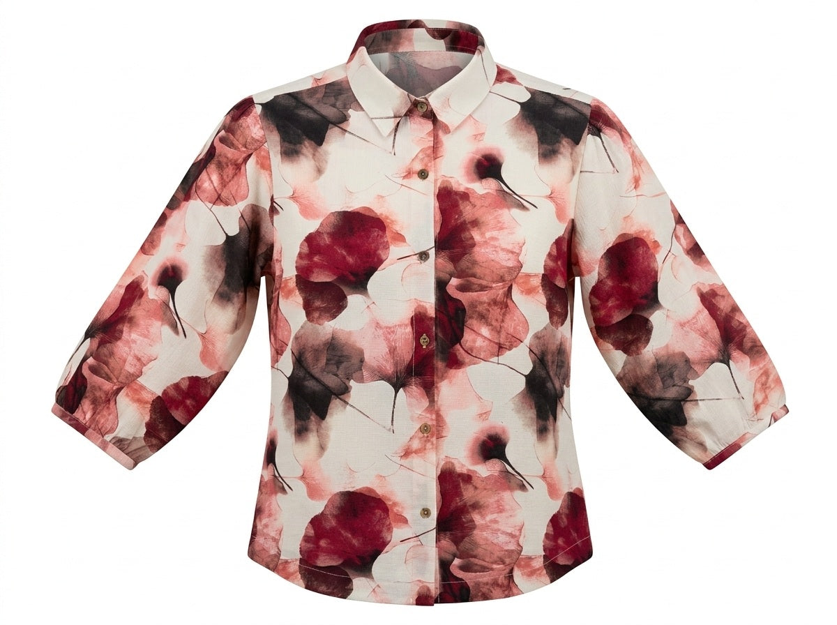 METTLE Women Floral Printed Casual Shirt