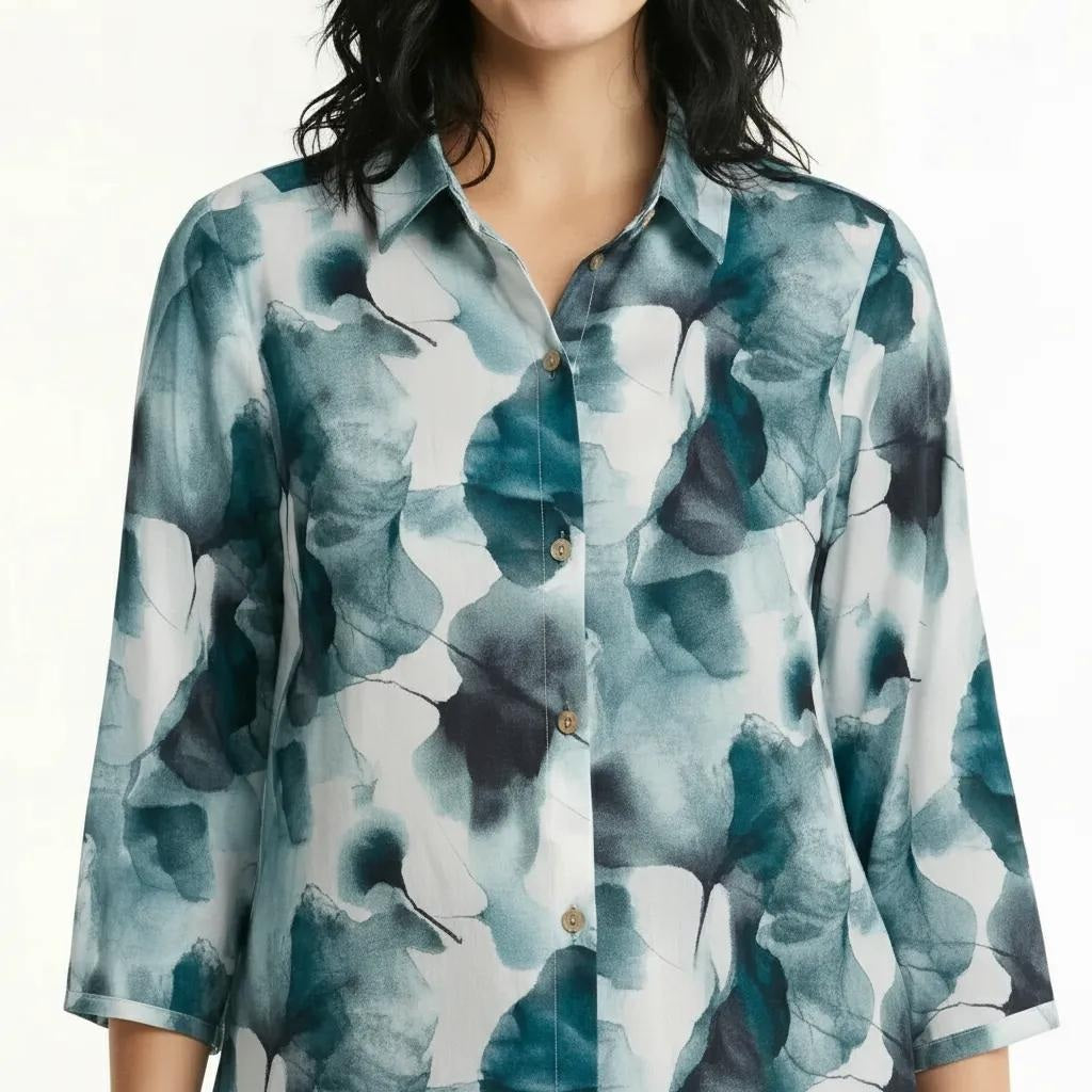 METTLE Women Floral Printed Casual Shirt