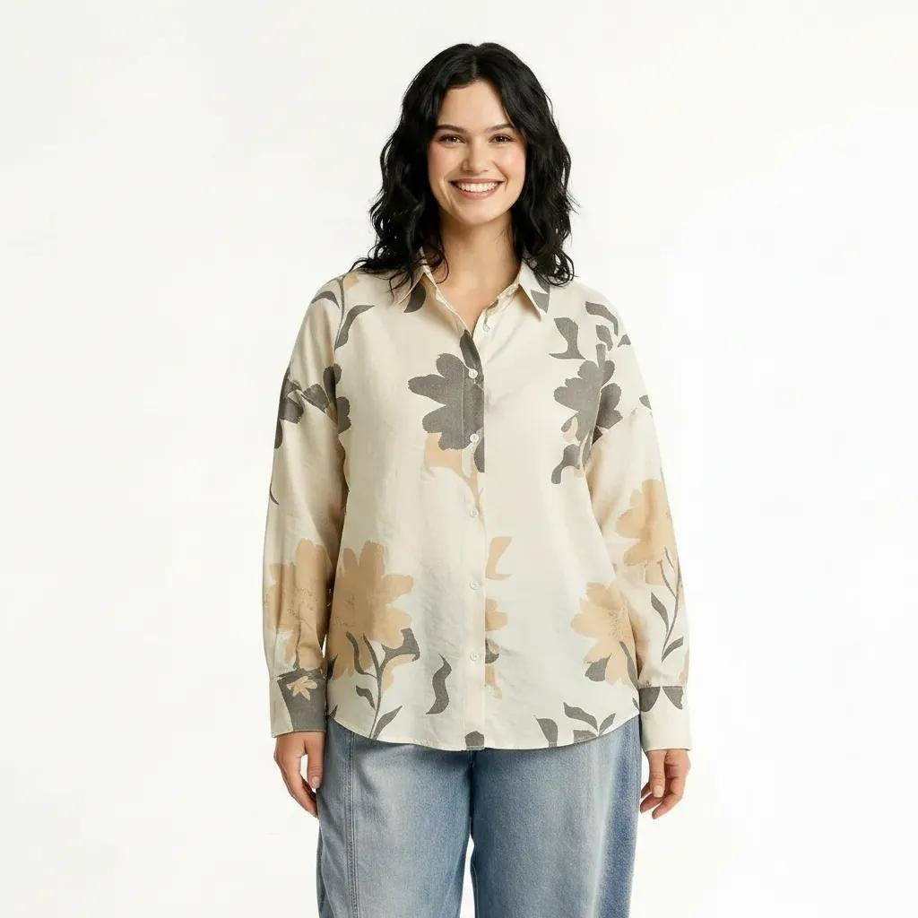 Women Floral Printed Casual Shirt